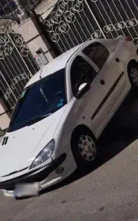 ۲۰۶sd  بی رنگ شاسی پلمپ