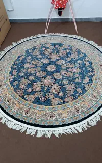 فرش گرد 2متر در 2 متر 1200 شانه