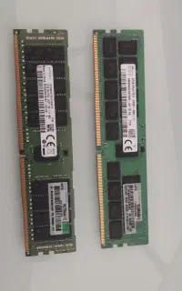2 عدد رم 32 گیگ سرور  HP DDR4