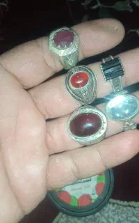 انگشتر یاقوت عقیق دره نجف