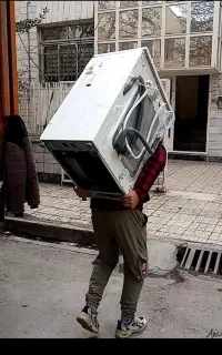 کارگرتنهاباربری اسباب اثاث کشی لوازم یخچال سایدمبل