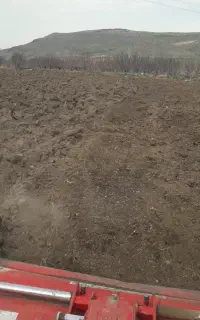 شخم زنی با تراکتور باغی محال باراندوزچای
