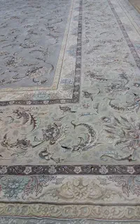 فرش دستبافت گونه  گل ابریشم