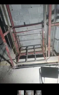 اهنکشی درب وریل اسانسور و جوشکاری سیار