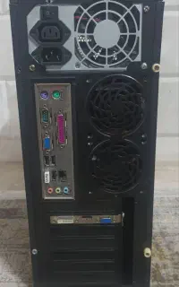کیس کامپیوتر کامل مانیتور و موس و کیبرد