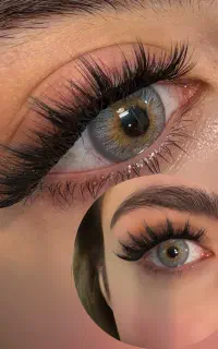 کاشت مژه دولاین150و لیفت ابرو 200 بابهترین متریال