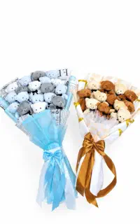 دسته گل عروسکی (خرسی)