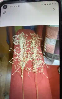 گل کریستال دو شاخه و شاخه گل