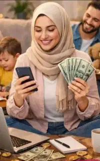 کار در منزل با گوشی