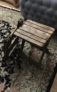 صندلی آفرودی کمپینگ چوب روس تقویت شده