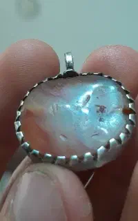عقیق کهنه قاجاری قاب فابریک نقره