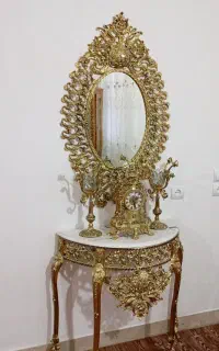 آینه کنسول طرح برنز