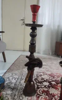 دوتاقلیون چوب سرخ چن تاشیشه قلیون