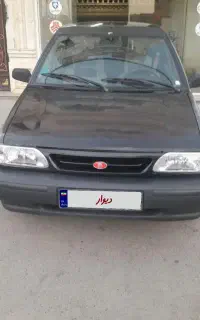 پراید ۸۸ بی رنگ تک برگ سند