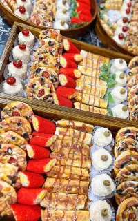 انواع فینگرفود.دسرمجلسی.میوه آرایی.حلوا مجلسی