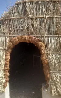 الاچیق با چوب خرما