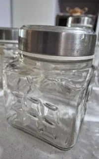جا حبوباتی شیشه ای
