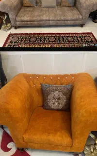مبل هفت نفره با جلومبلی