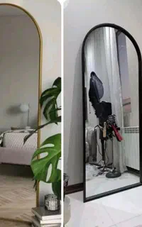 تولید اینه گنبدی قدی فلزی ساده پنجره ای پایه دار