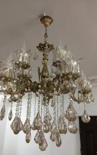 ۲عدد لوستر برنجی سنگین وزن