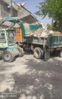 خاکبرداری.تخریب.حمل نخاله.بابکت.تک کمپرسی