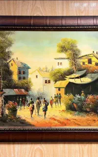 قاب عکس دهکده پاییزی