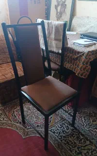 میز و صندلی ناهارخوری فلزی ۴ نفره