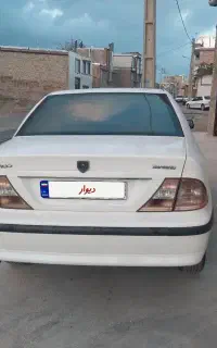 سمند مدل 91 سفید تکسوز