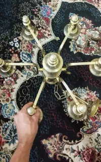 لوستر برنجی