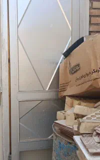 دو عدد درب المینیوم