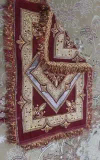 روبالشی دو رو مخمل ترک