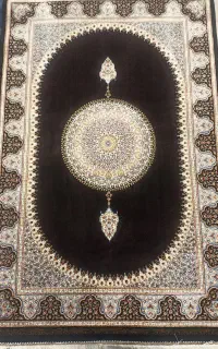قالیچه ذرع‌نیم ابریشم بامبو (ویسکوز)