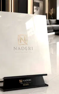 ۸۰×۸۰ نانو پولیش پرسلان طرح هامون/پخش نادری