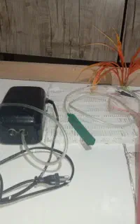 پمپ هوا بخاری و وسایل جانبی آکواریوم بزرگ سالم نو