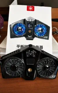 فن خنک‌کننده تبلت و موبایل K8A RGB، دو فن