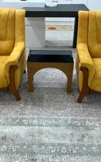 مبل راحتی ۷ نفره چوب راش گرجستان + عسلی