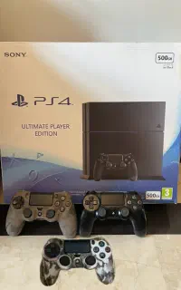 کپی خور ps4 fat 500 G و با یک هارد اکسترنال 1T