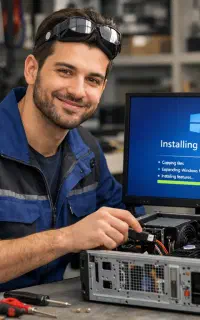 تعمیرات کامپیوتر،لپتاپ درمحل/نصب ویندوز/شبکه