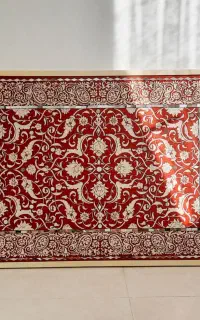 تابلو طرح فرش آینه کاری