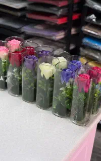 پخش شیشه گل تک شاخه گل مصنوعی