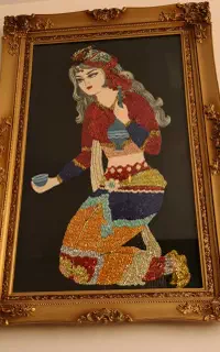 تابلو پولک دوزی