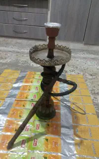 قلیان چوبی