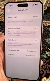 iPhone 15pro max 512. B96