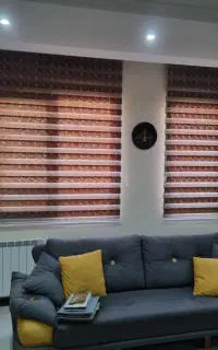 پرده زبرا دو عدد