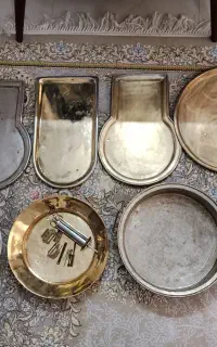 سینی روسی مهر دار ۱۳۰ساله