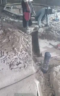 بنایی ساختمان تخریب وبازسازی کاشی کاری دیوار چینی