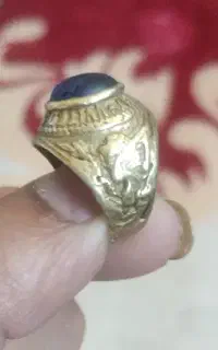 انگشتره دانشجو پالادیوم زرد