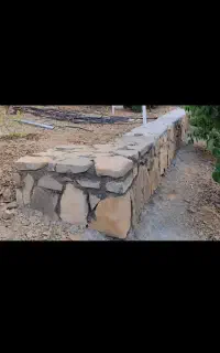ده متر مکعب سنگ دیوار چین