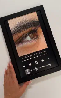 تابلو موزیکال عکس دلخواه شما