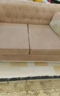 دودست مبل ۷نفره بایک فرش ۹متری بفروش میرسد